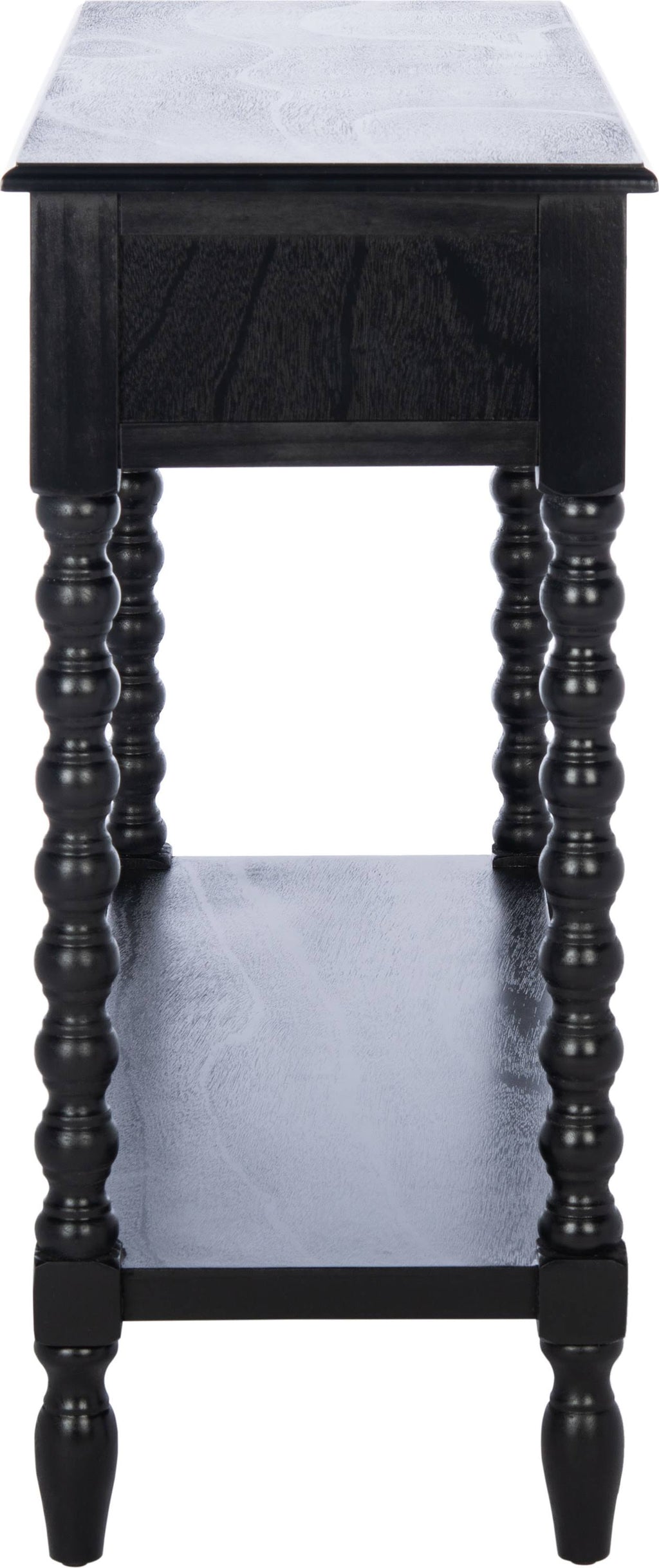 Black 2 Drawer Console Table N87237