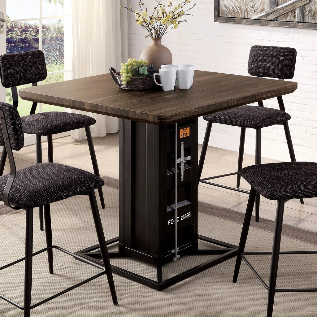 Walnut Wood Counter Height Table C881641