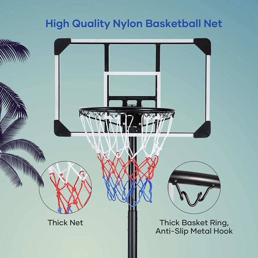 Portable PVC Basketball Hoop with Backboard B967523