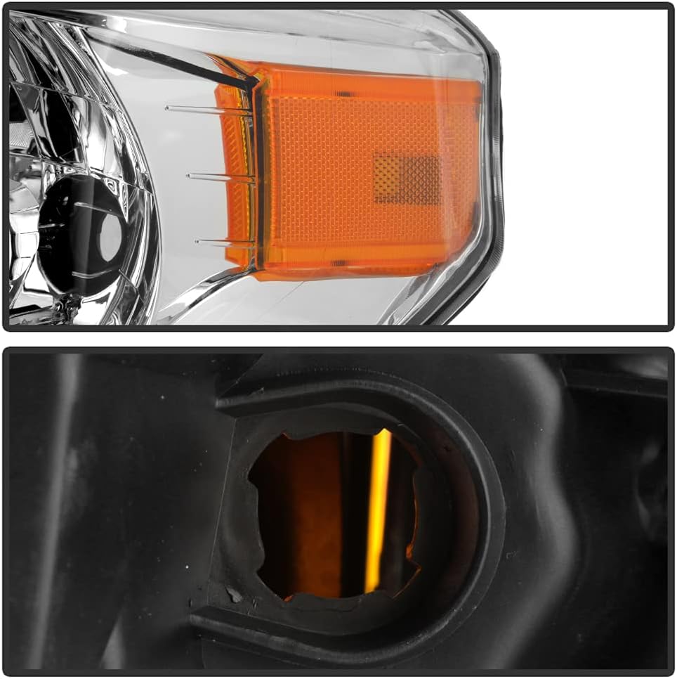 Chrome Headlights Replacement Pair C5783