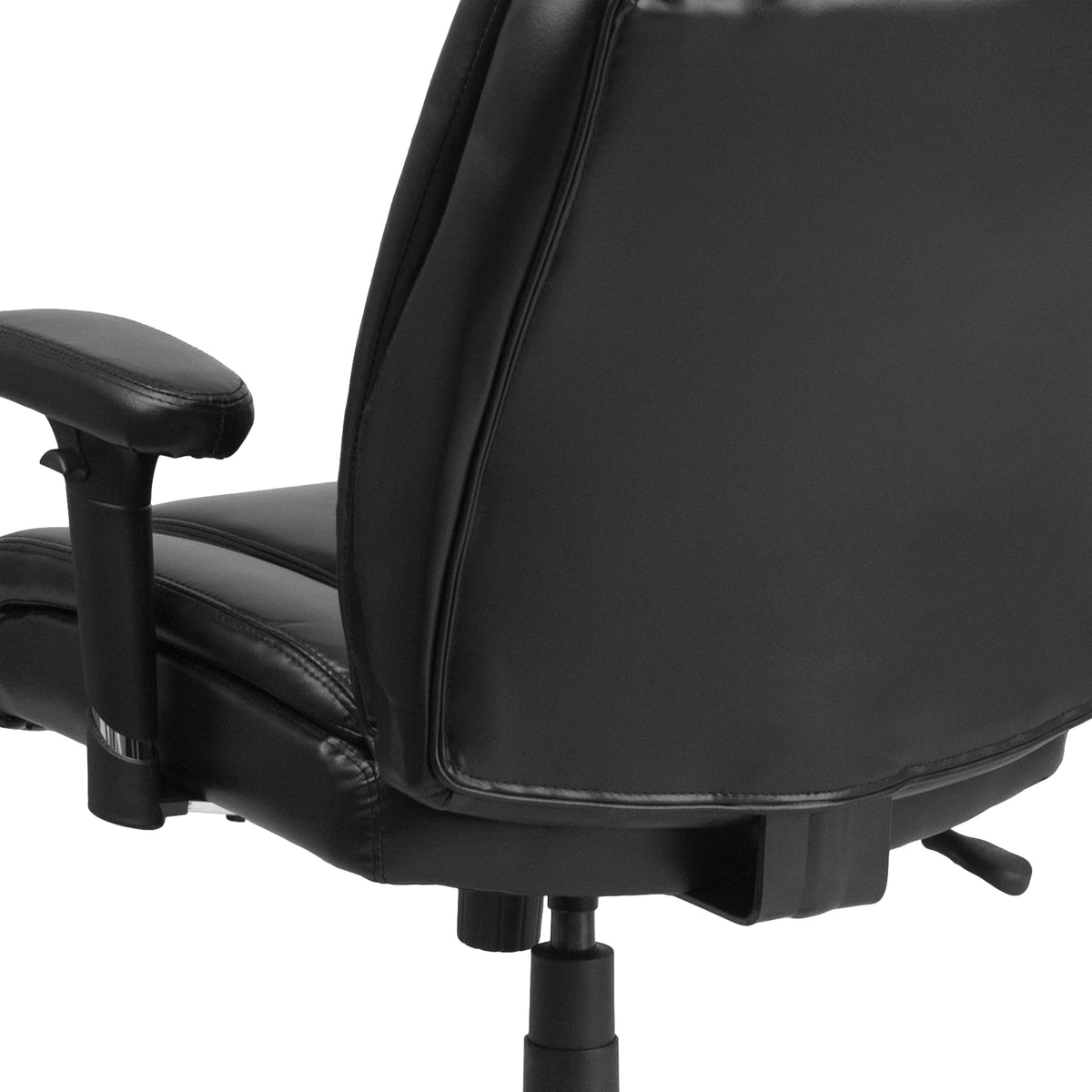 Black LeatherSoft Ergonomic Task Office Chair Q4736