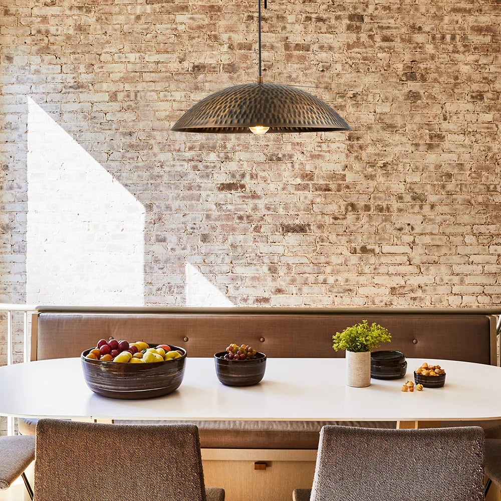 1-Light Dimmable Dome Pendant T42238