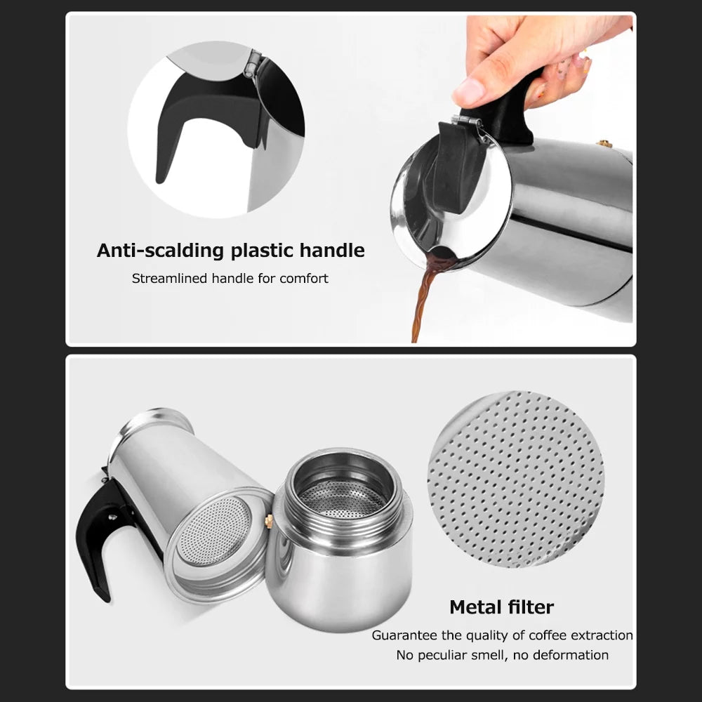 Stainless Steel Electric Coffee Maker G3647