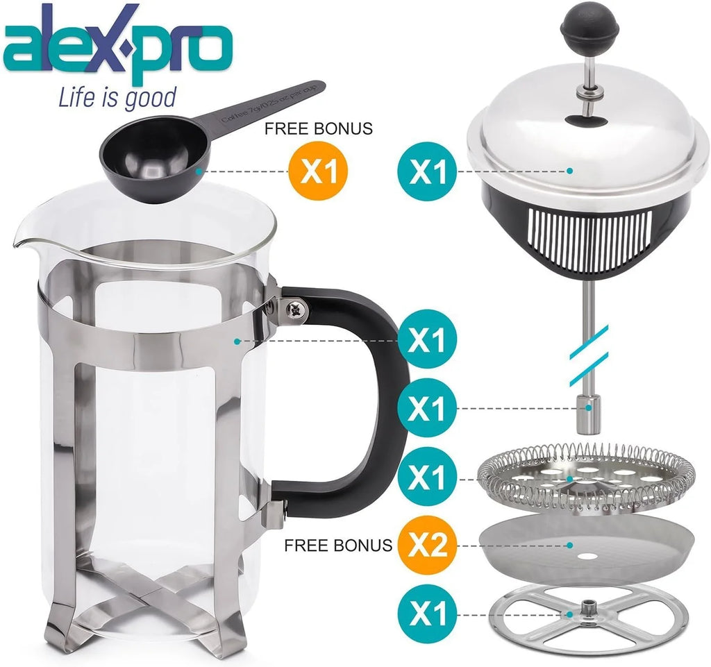 Stainless Steel French Press Coffee Maker Z4993