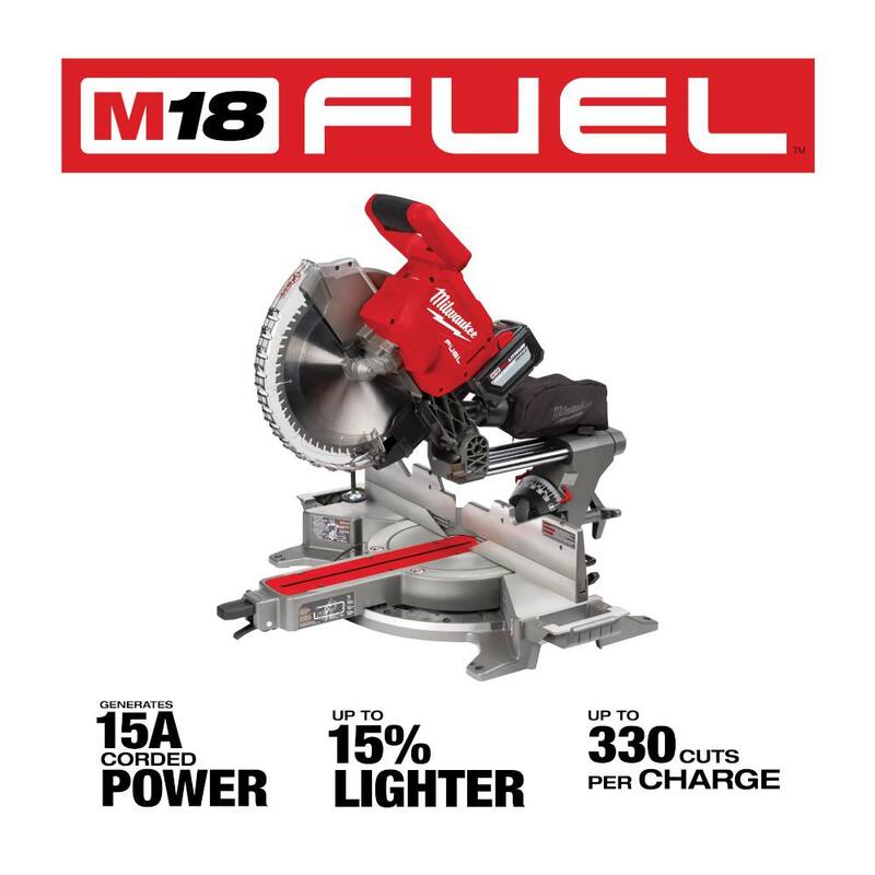 18V Lithium-Ion Brushless Cordless 12 in. Dual Bevel Sliding Compound Miter Saw Kit U61720