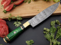 Handmade Damascus Chef Knife Fixed Blade R290