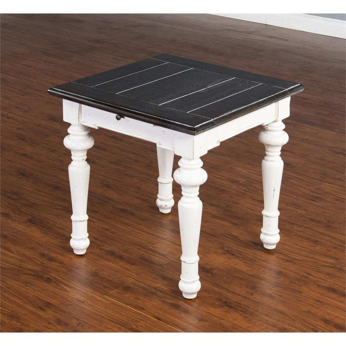 24" Farmhouse Wood End Table V8001