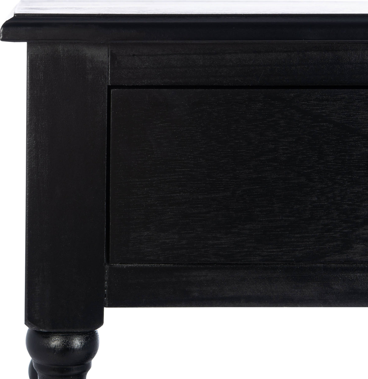 Black 2 Drawer Console Table N87237