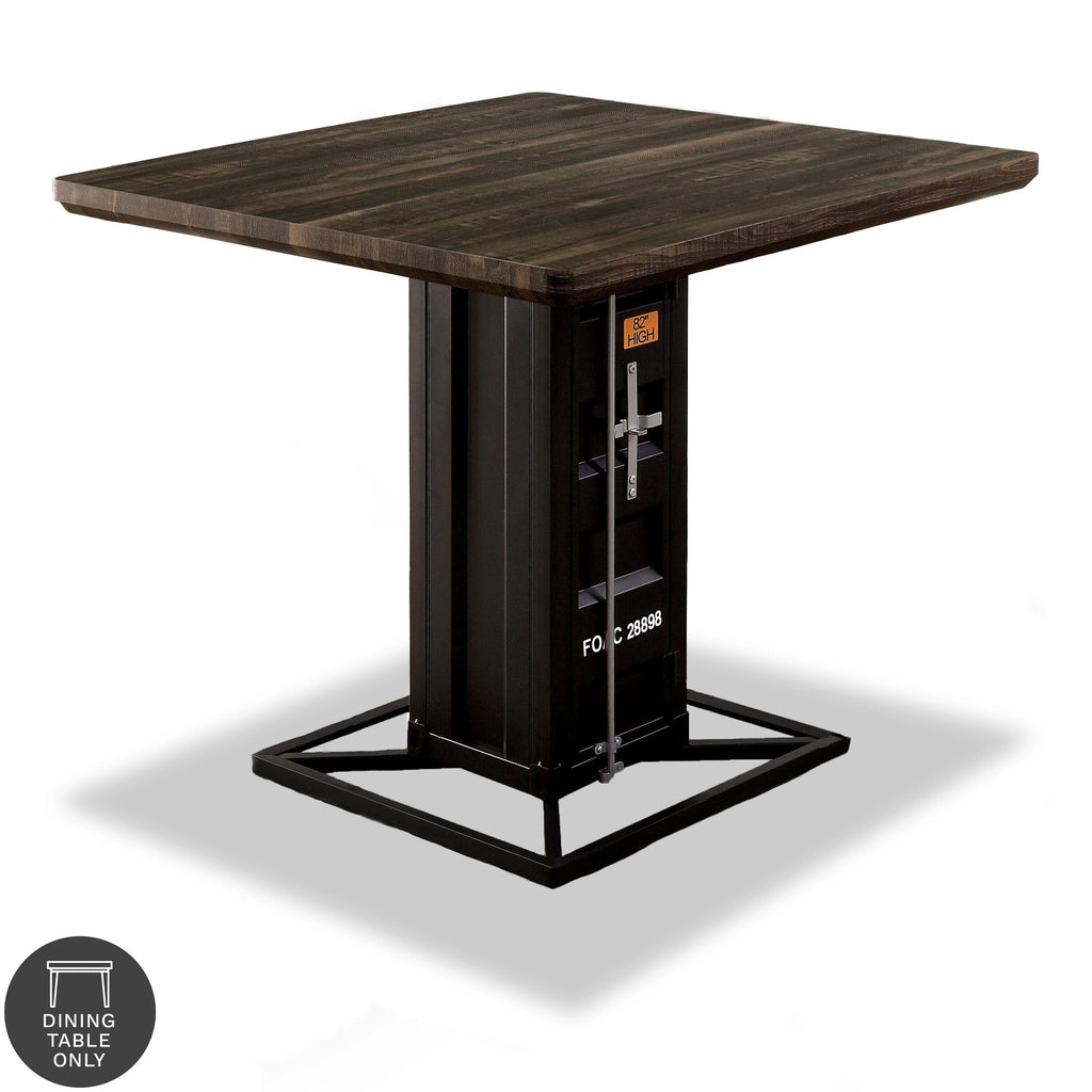 Walnut Wood Counter Height Table C881641