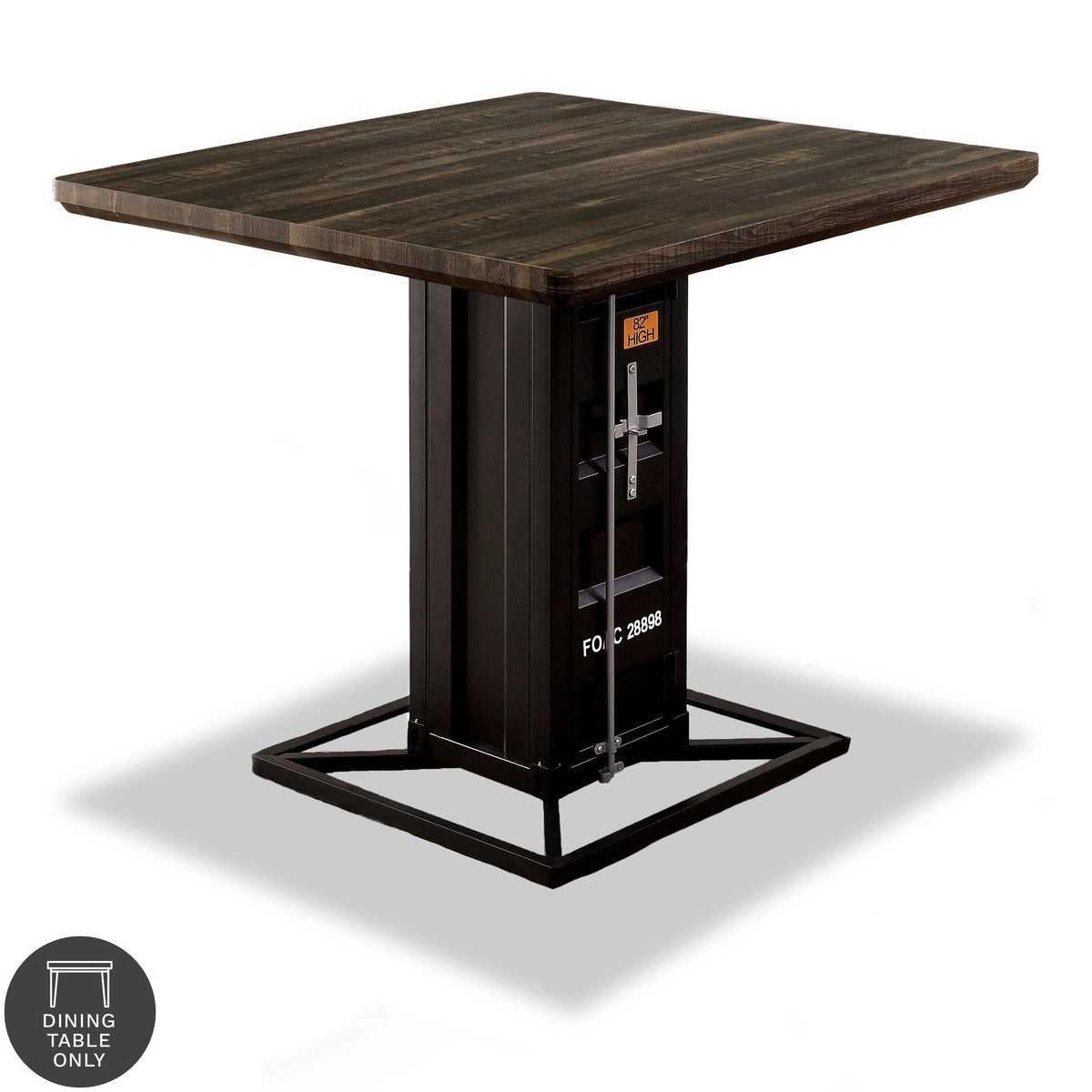 Walnut Wood Counter Height Table C881641