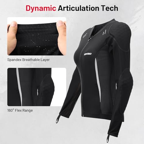 Women's Armored Motorcycle Shirt with CE Certified Protective Jacket Z50697
