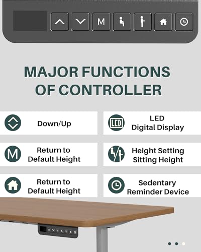 Dual Motor Electric Adjustable Standing Desk Frame Q8988