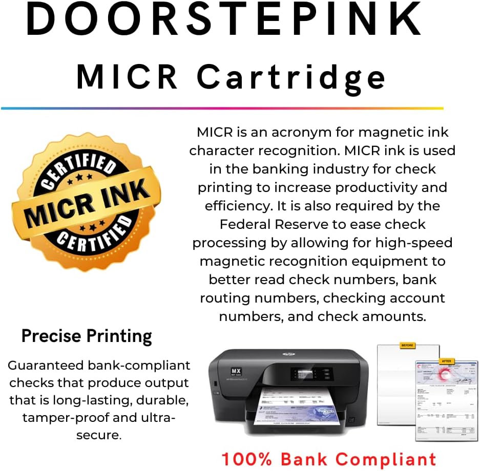 Black MICR Ink Cartridge Replacement E4292
