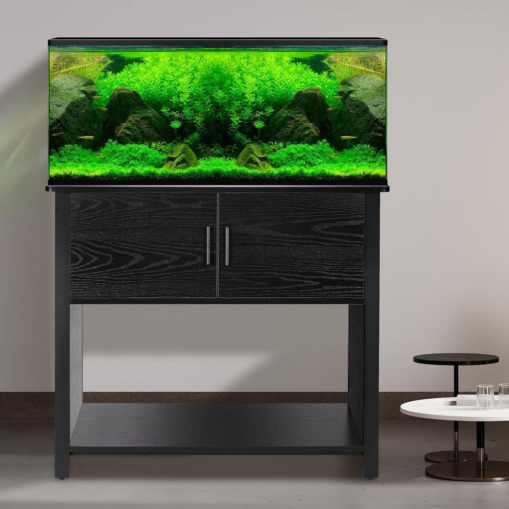 Aquarium Stand, 40-50 Gallon, Metal Frame, 18.9" D x 36.6" W x 32" H H994541