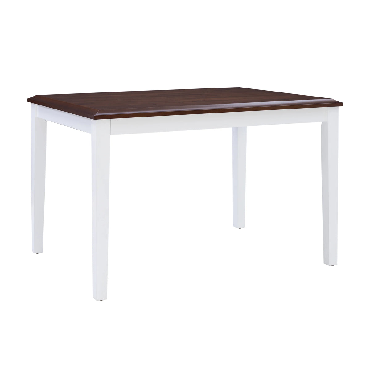 5-Piece Cherry and White Dining Set Z435