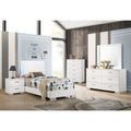 5-Piece Faux Leather Twin Bedroom Set K3626
