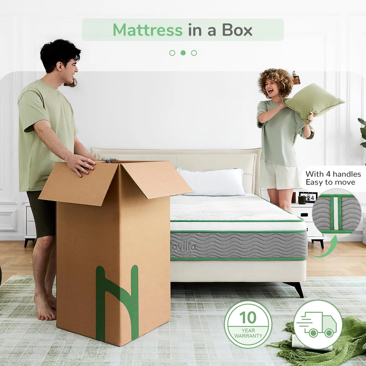 Memory Foam Hybrid Mattress Full Size S25119