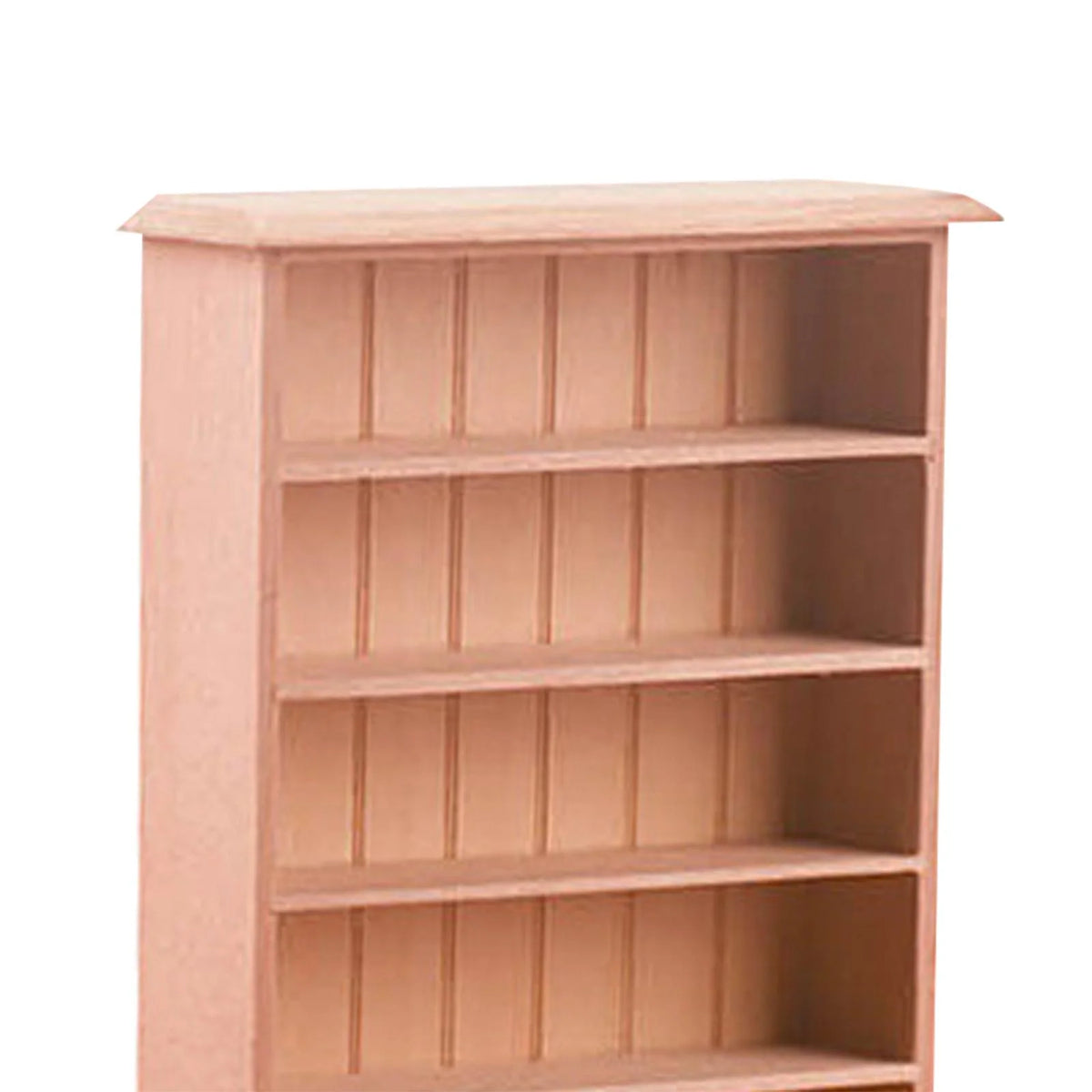 Dollhouse Miniature Wooden Bookcase Display Shelf T828