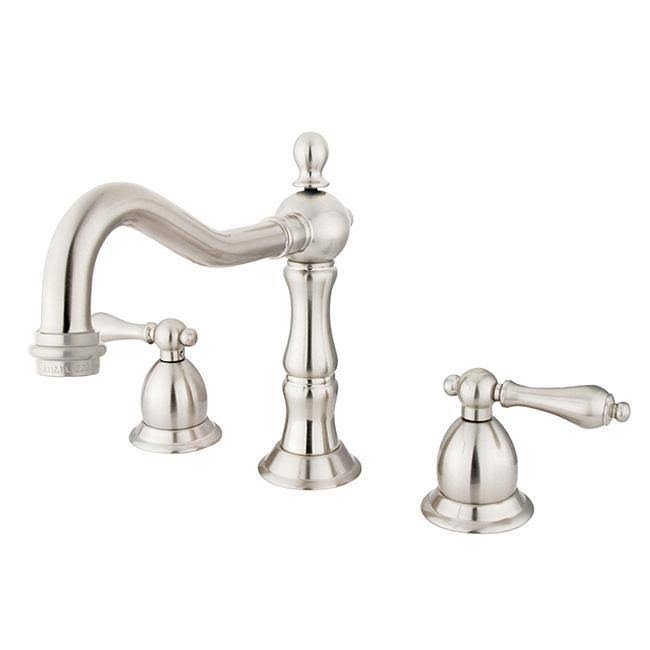 Polished Nickel Widespread Bathroom Faucet Z1096