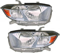 Headlight Assembly Pair for Toyota Highlander S652