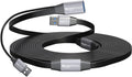 Black 50 Feet Active USB 3.0 Male to Female Extension Cable with 2 Boosters B557795