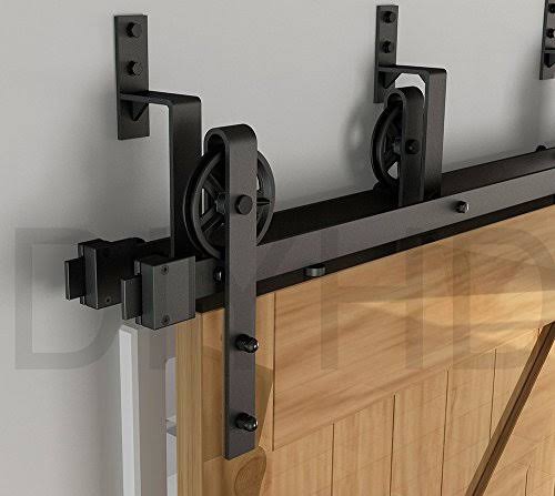 Bypass Sliding Barn Door Track Hardware I310978