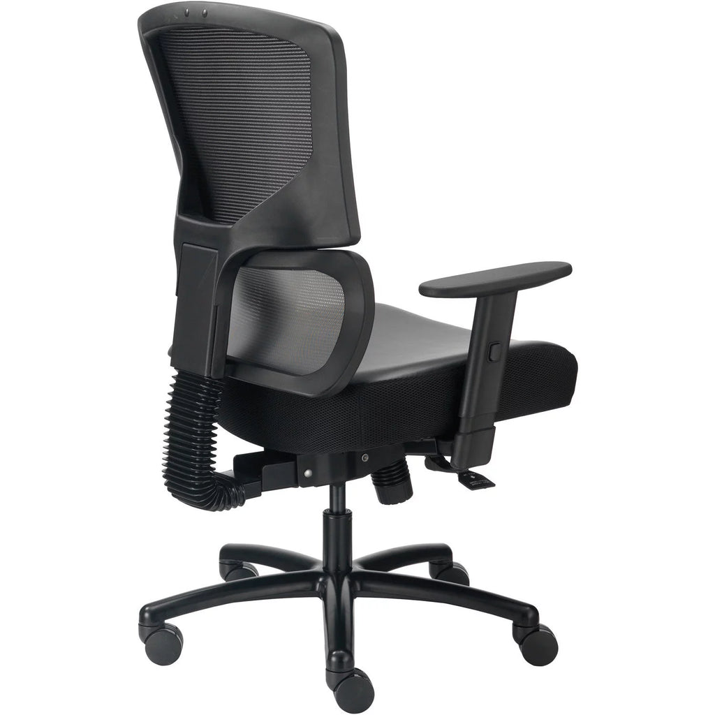 Black Mesh Back Chair with Synthetic Leather C993039
