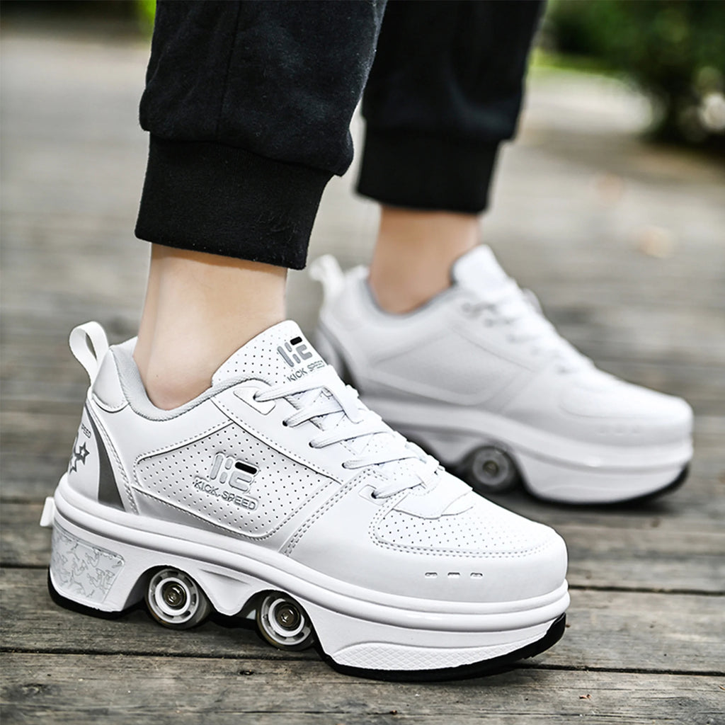 Roller Skate Shoes 2-in-1 Invisible Roller Skates Q18199