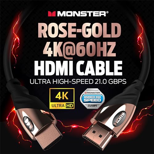 Rose Gold 4K Ultra HD HDMI Cable 6 FT U201531