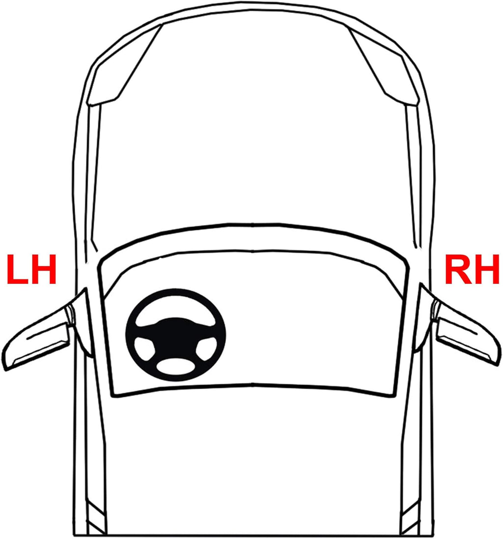 Headlight Lens and Housing Compatible with 2004-2006 Toyota Highlander Passenger Side Pack of 2 X41242