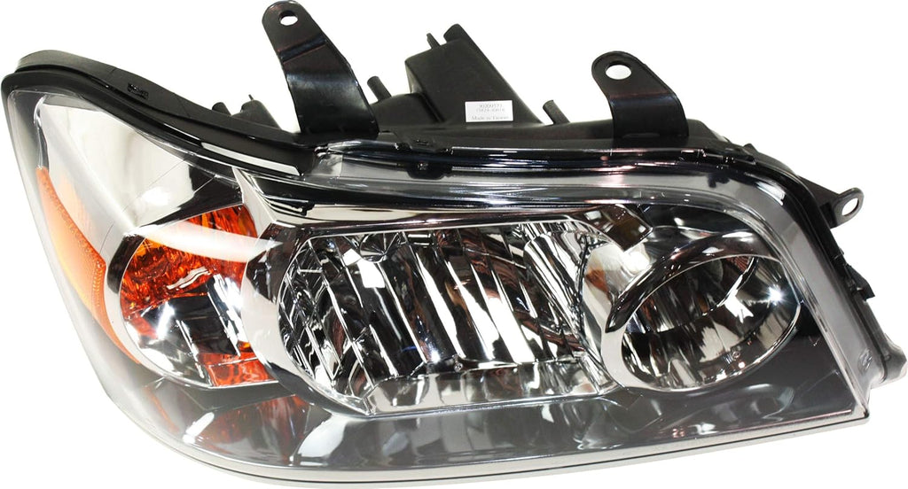 Headlight Lens and Housing Compatible with 2004-2006 Toyota Highlander Passenger Side Pack of 2 X41242