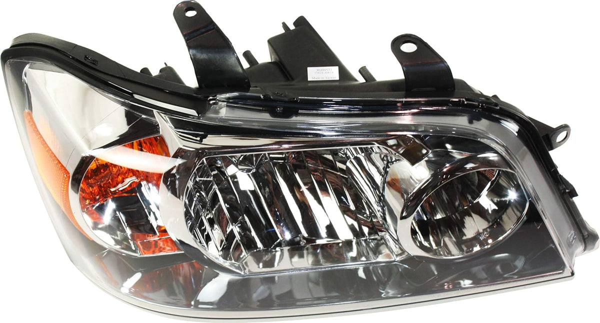 Headlight Lens and Housing Compatible with 2004-2006 Toyota Highlander Passenger Side Pack of 2 X41242