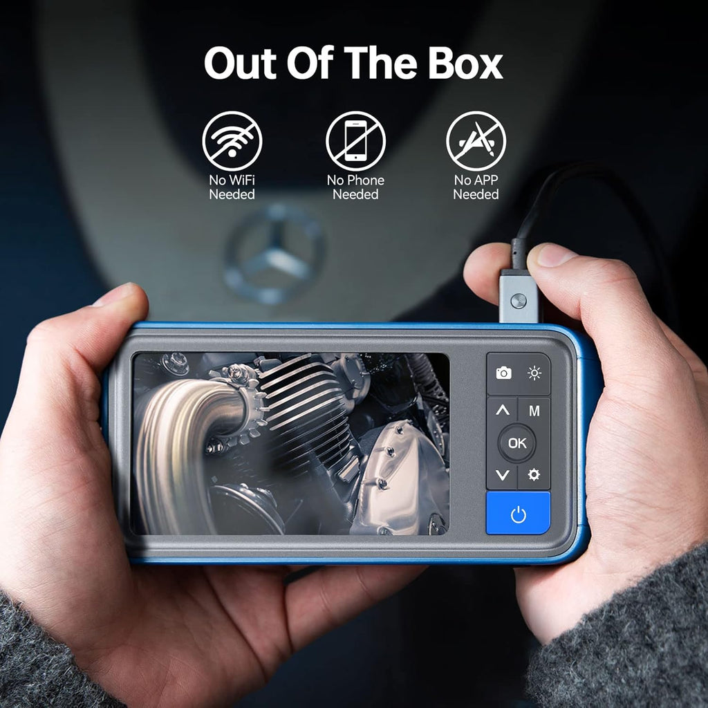 16.5ft HD Waterproof Snake Borescope Inspection Camera K972
