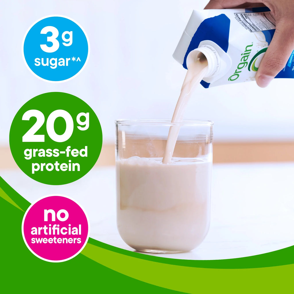 Grass Fed Protein Shake Vanilla Bean 11oz 12ct H529563
