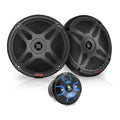 Black 6.5 Marine Speakers with Bluetooth Remote Control 2 Pack F359280