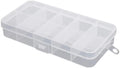 Plastic 10 Grids Component Storage Box Pack of 2 N917