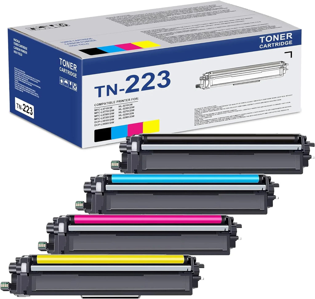 Black Cyan Magenta Yellow Toner Cartridge 4 Pack K381