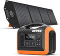 1200W 992Wh Portable Power Station LiFePO4 Battery with 2 X100W Solar Panel D91507