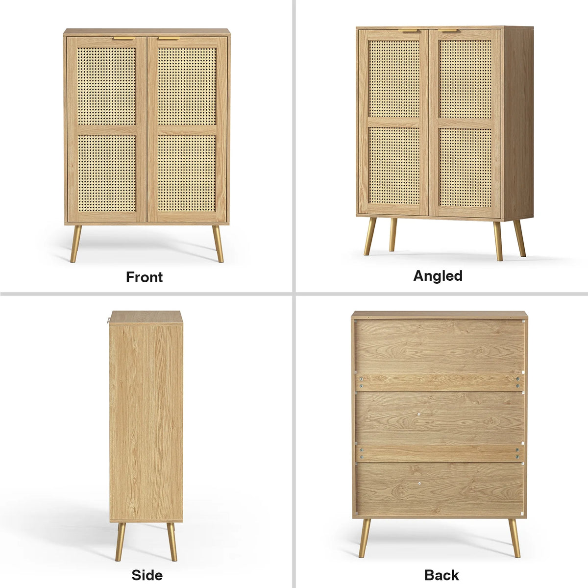 Rattan Storage Cabinet H443