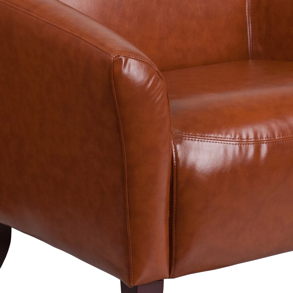 Cognac LeatherSoft Chair P30030