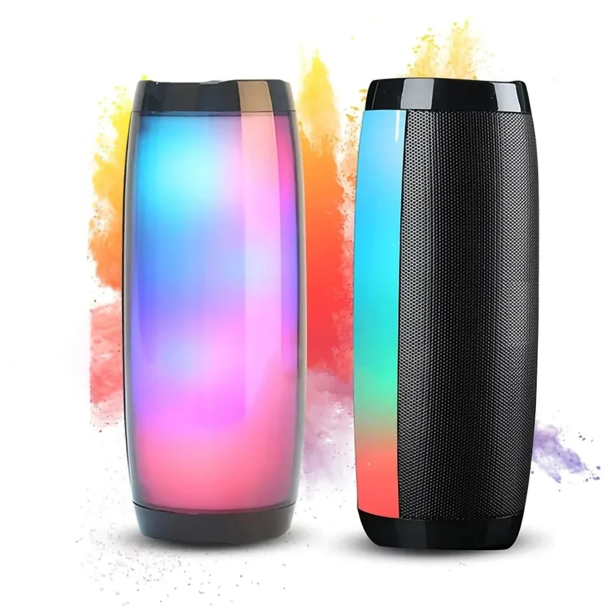 Waterproof Bluetooth 5.0 Portable Speaker with 7 LED Lights T770