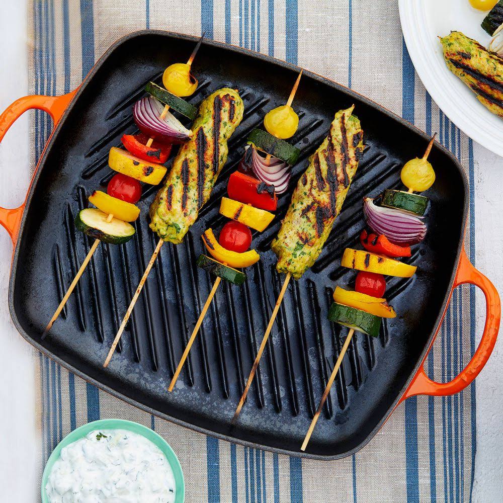 Satin Black Cast Iron Rectangular Grill X836
