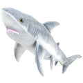 34 Inch Long Great White Stuffed Animal Plush P74302