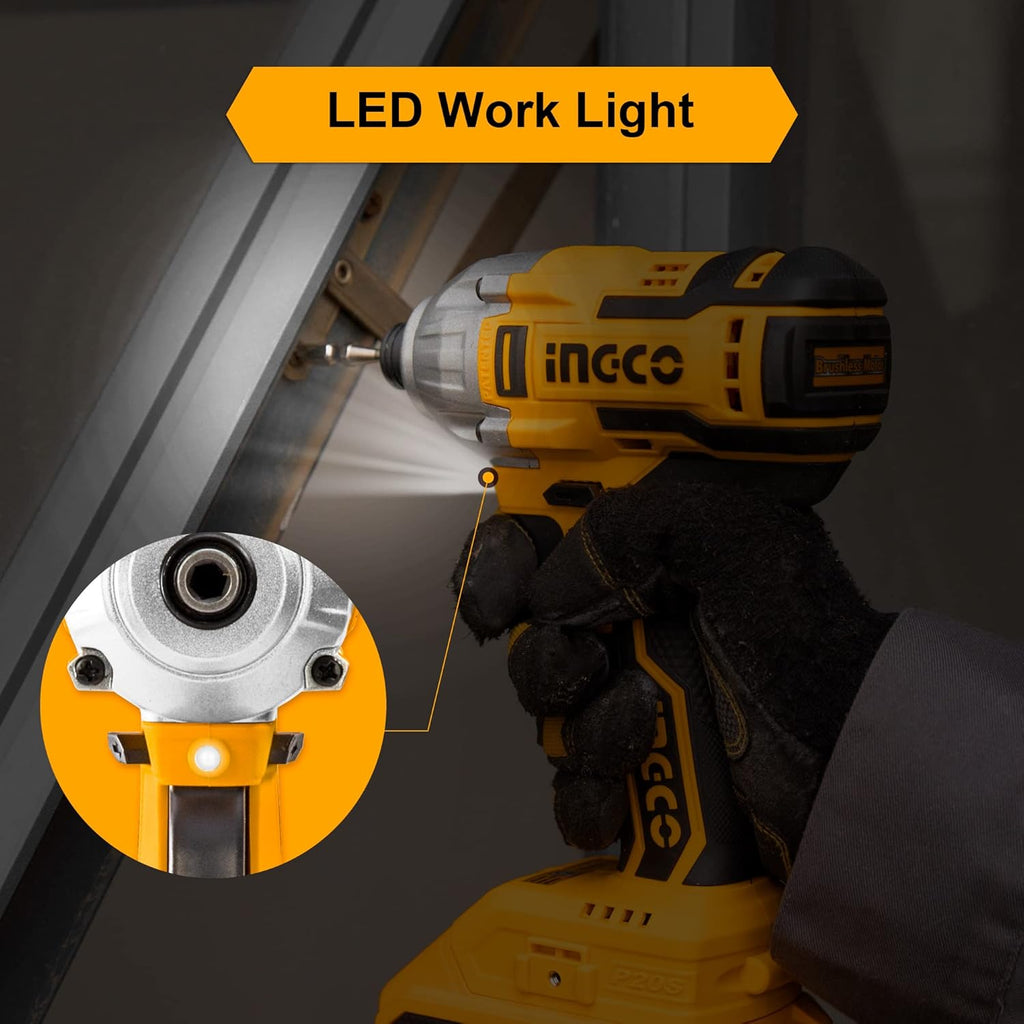 20V Brushless Cordless Impact Driver Set K299
