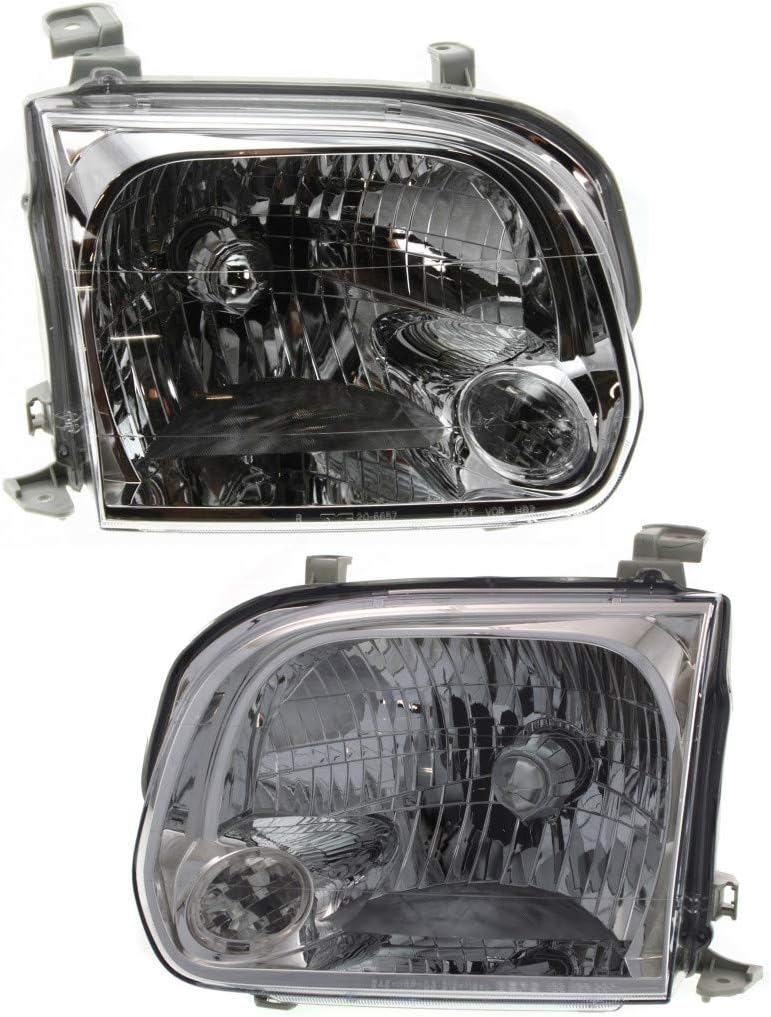 Headlight Assembly Pair for Toyota Sequoia 2005 2006 2007 T431989