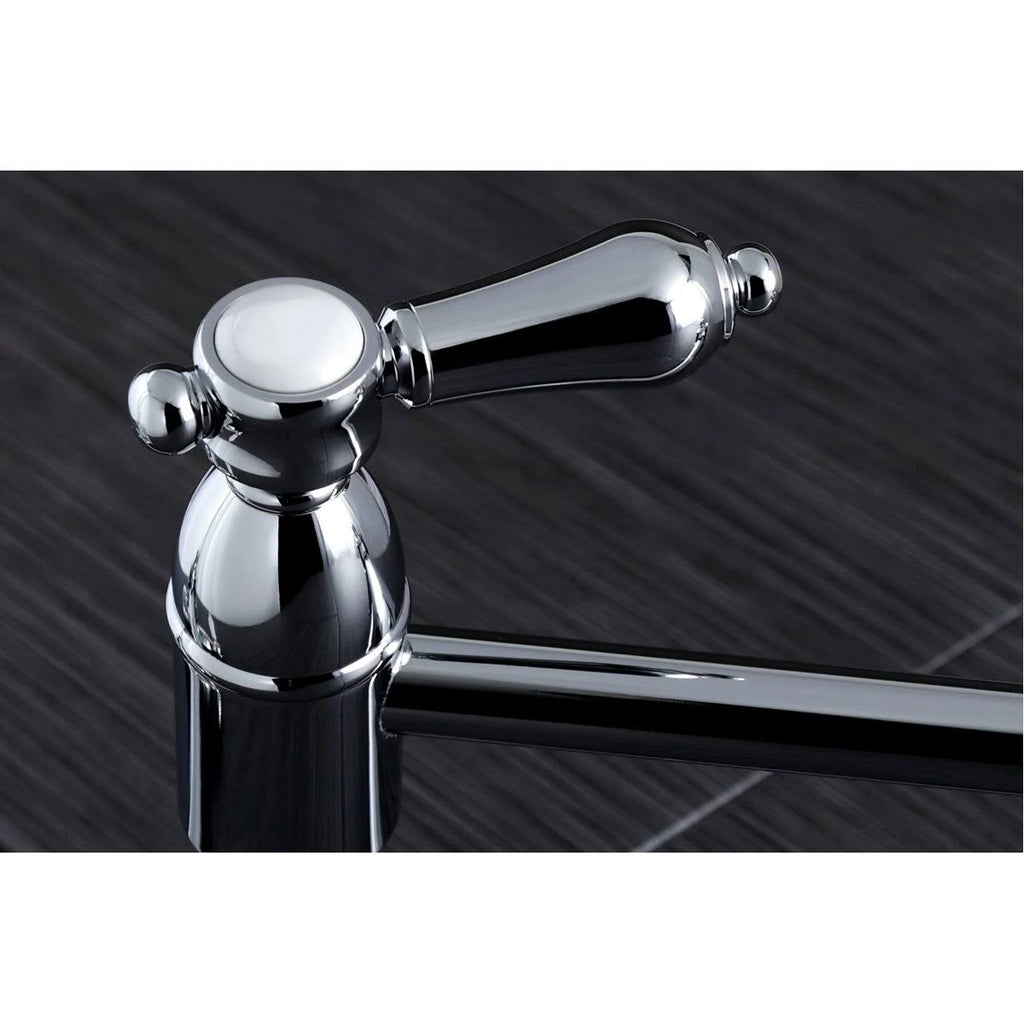 Polished Brass Wall Mount Pot Filler Kitchen Faucet G7073