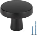 10 Pack Matte Black Mushroom Cabinet Knobs S8554