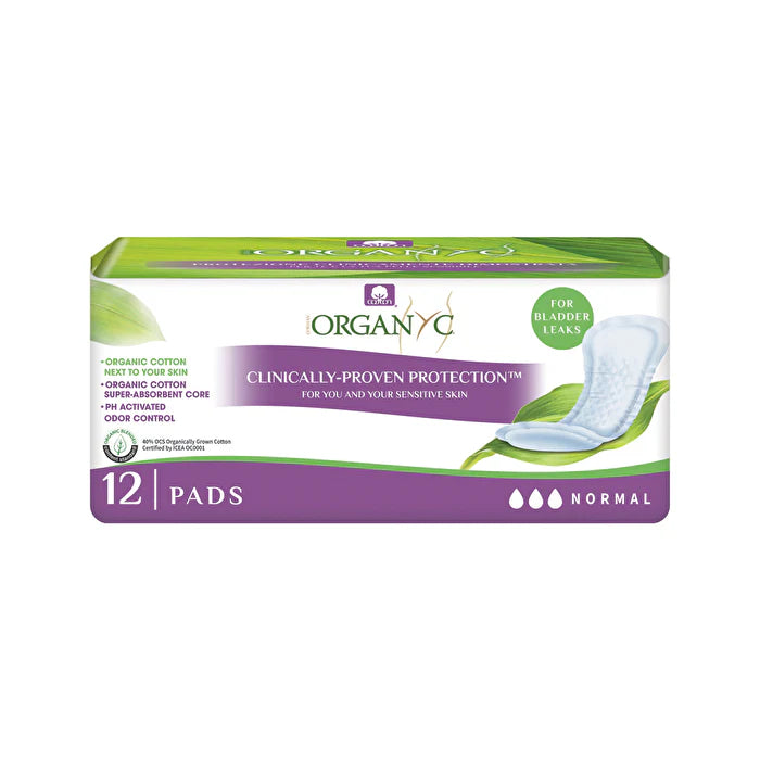 Organic Pads Bladder Control Normal x 12 Pack U167001