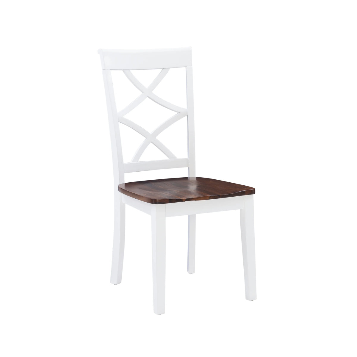 5-Piece Cherry and White Dining Set Z435