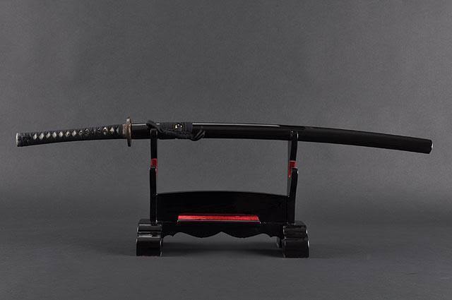 Black Wooden Scabbard Samurai Katana Sword O1643
